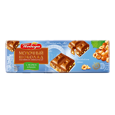 Шоколад Молочный с лесным орехом